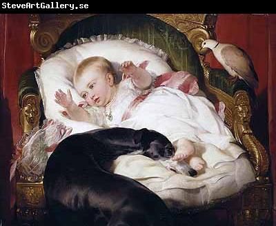 Landseer, Edwin Henry Victoria, Princess Royal, with Eos